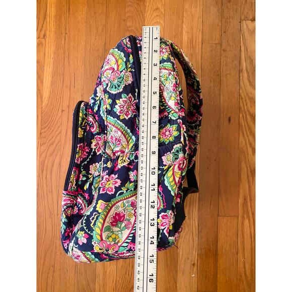 Vera Bradley Petal Paisley Quilted Cotton Campus Backpack main image 2